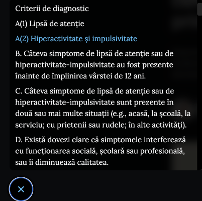 Psihodiagnosticul ADHD - ghidul psihologului clinician practicant în România din perspectiva cercetătorului-pacient (o primă versiune)