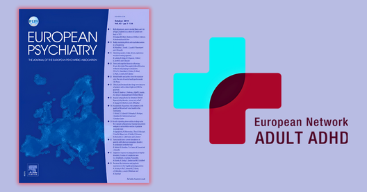 Jurnalul Psihiatriei Europene & sigla Rețelei Europene ADHD adulți